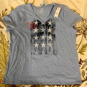 NWT United States Tee XXL Blue